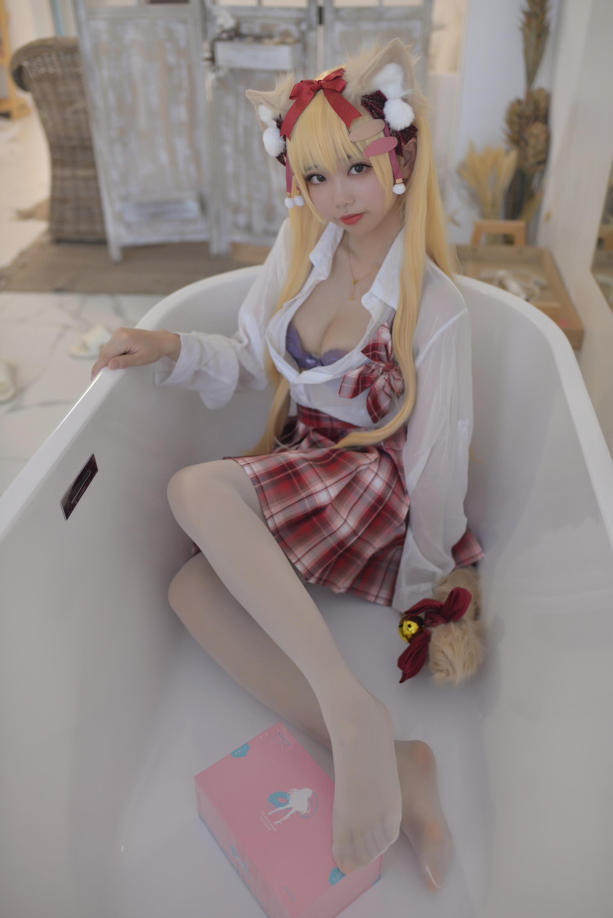 图片[1]-雪琪SAMA – NO.045 千岛酱猫耳[35P]-XikXak
